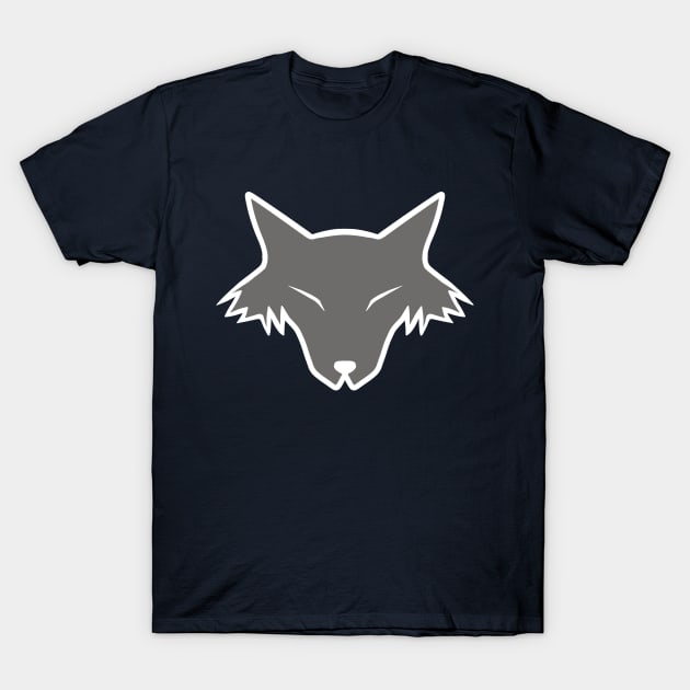 Wolf Head T-Shirt by AislingKiera